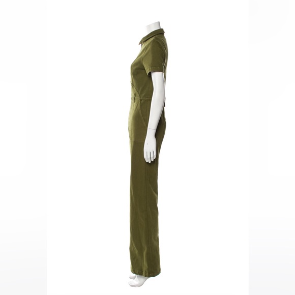 Alice Olivia Jumpsuit US 28  dark-green *Missing Belt* - Picture 4 of 6